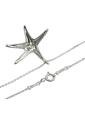 Tiffany & Co. Tiffany &amp; Co. Starfish Necklace, Silver, Women's. (view 2)