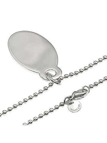 Tiffany & Co. Tiffany &amp; Co. Return to Oval Tag Necklace, Silver, Women's. (view 2)