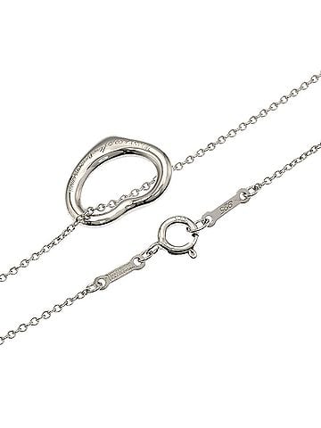 Tiffany & Co. Tiffany &amp; Co. Open Heart Necklace, Silver, Women's. (view 2)