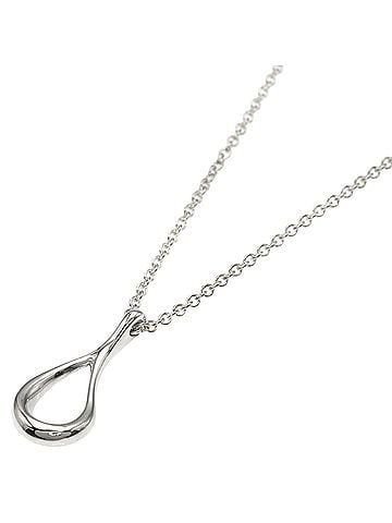 Tiffany & Co. Tiffany &amp; Co. Open Teardrop Necklace, Silver, Women's. (view 1)