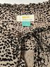Maeve Animal Print Black Tan Blouse Size 1X - photo 3