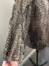 Maeve Animal Print Black Tan Blouse Size 1X - photo 4