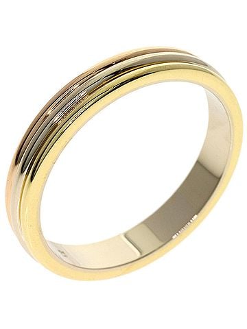 Cartier Cartier 3-color #62 ring in 18K yellow gold/18K rose white gold for women. (view 2)