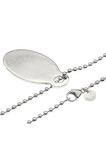 Tiffany & Co. Tiffany &amp; Co. Return to Oval Tag Necklace, Silver, Women's. (view 2)