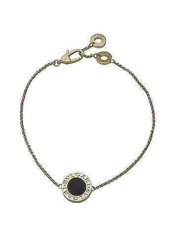 Bvlgari Bulgari BVLGARI Bracelet for Women, Brand Name, 750YG, Onyx, Bulgari, Yellow Gold, SM Size, Jewelry (view 2)