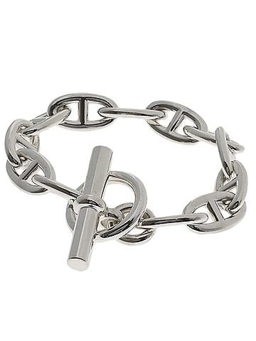 Hermès Hermes Chaine d'Ancre GM 12-link bracelet, silver, women's. (view 1)
