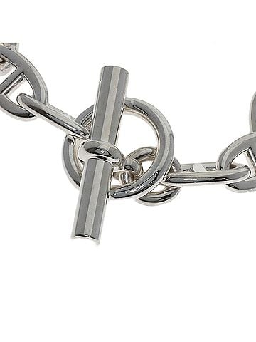 Hermès Hermes Chaine d'Ancre GM 12-link bracelet, silver, women's. (view 2)
