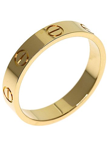 Cartier Cartier Mini Love Ring #52, 18K Yellow Gold, Women's Ring, CARTIER (view 2)