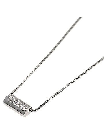 Gucci Gucci Diamantissima Diamond Necklace 18K White Gold Women's GUCCI (view 1)