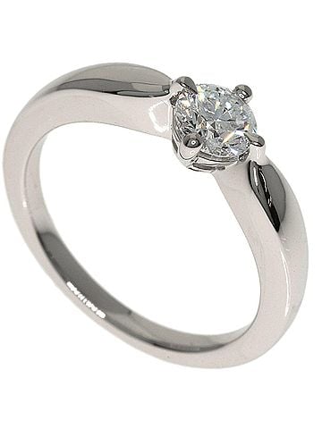 Bvlgari BVLGARI Dedicata Diamond D-VVS2-EX Ring, Platinum PT950, Women's. (view 1)