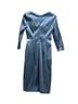 Theia 77% Polyester 15% Spandex 8% Nylon 100% Polyester Blue Cocktail Dress Size 6 - photo 2