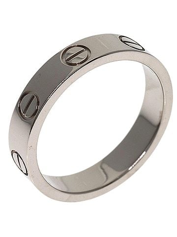 Cartier Cartier Mini Love Ring #47, 18K White Gold, Women's Ring, CARTIER (view 2)