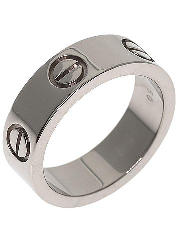 Cartier Cartier Love Ring #50, 18K White Gold, Women's Ring, CARTIER (view 2)