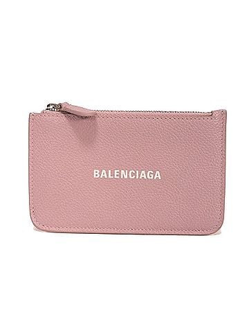 Balenciaga Balenciaga coin case, cash and card holder, pastel pink beige, new logo, powder pink, 637130 1IZI3 6990, for men women. (view 1)