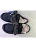 Hey Dude 100% Cotton Solid Black Flats Size 7 - photo 9