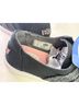 Hey Dude 100% Cotton Solid Black Flats Size 7 - photo 8