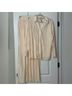 Commense Solid Ivory Casual Pants Size L - photo 4
