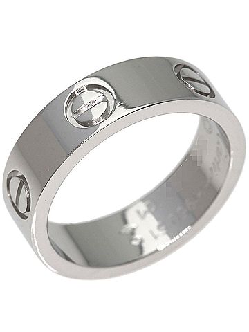 Cartier Cartier Love Ring #51, Platinum PT950, Women's Ring, CARTIER (view 2)