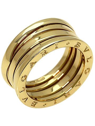 Bvlgari BVLGARI B-zero1 2-band ring #51, 18K yellow gold, women's. (view 2)