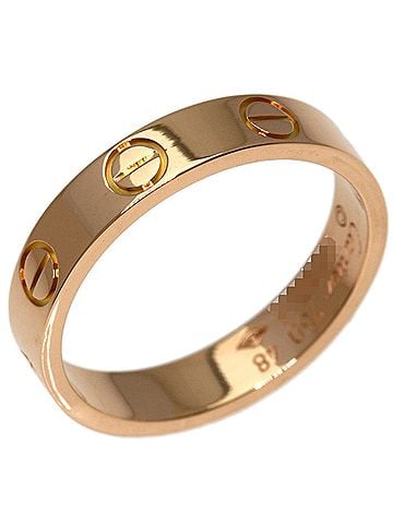 Cartier Cartier Mini Love Ring #48, 18K Pink Gold, Women's Ring, CARTIER (view 2)