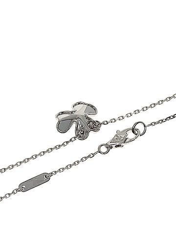 Van Cleef & Arpels Van Cleef &amp; Arpels Frivole Mini Diamond Necklace, 18K White Gold, Women's. (view 2)