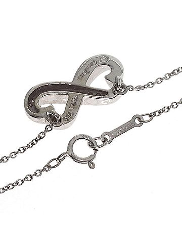 Tiffany & Co. Tiffany &amp; Co. Double Loving Heart Diamond Necklace, 18K White Gold, Women's. (view 2)