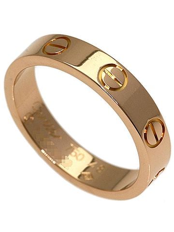 Cartier Cartier Mini Love Ring #48, 18K Pink Gold, Women's Ring, CARTIER (view 1)