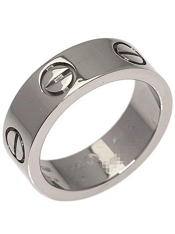Cartier Cartier Love Ring #47, 18K White Gold, Women's Ring, CARTIER (view 2)