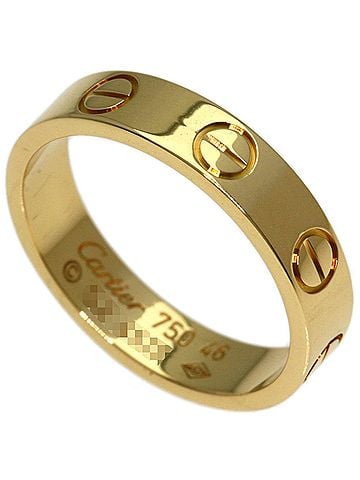 Cartier Cartier Mini Love Ring #46, 18K Yellow Gold, Women's Ring. (view 1)
