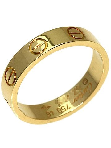 Cartier Cartier Mini Love Ring #46, 18K Yellow Gold, Women's Ring. (view 2)