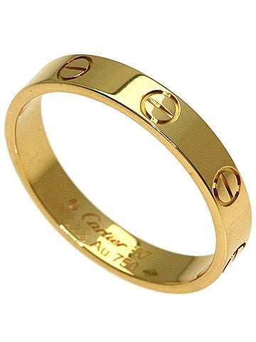 Cartier Cartier Mini Love Ring #57, 18K Yellow Gold, Women's Ring, CARTIER (view 1)