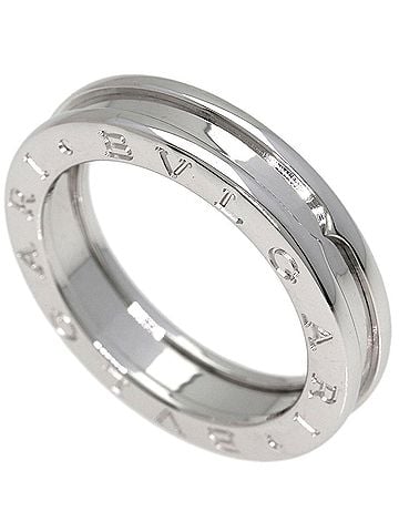 Bvlgari BVLGARI B-zero1 1-band #55 Ring, 18K White Gold, Women's. (view 1)