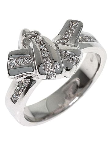 Gucci Gucci Heart Diamond Ring #10, 18K White Gold, Women's. (view 2)