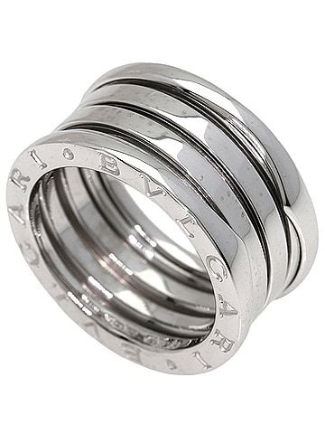 Bvlgari BVLGARI B-zero1 4-band ring #53, 18K white gold, women's. (view 1)