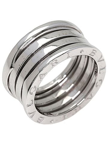 Bvlgari BVLGARI B-zero1 4-band ring #53, 18K white gold, women's. (view 2)