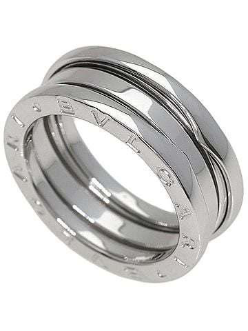 Bvlgari BVLGARI B-zero1 2-band ring #53, 18K white gold, women's. (view 1)