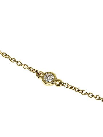 Tiffany & Co. Tiffany &amp; Co. By the Yard 1P Diamond Bracelet, 18K Yellow Gold, Women's. (view 2)