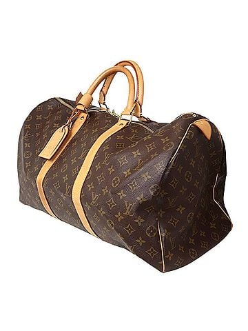 Louis Vuitton LOUIS VUITTON Keepall 50 Boston Bag, Monogram Brown, M41426 FL0052 (view 1)