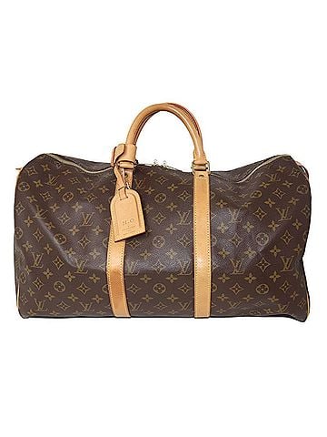 Louis Vuitton LOUIS VUITTON Keepall 50 Boston Bag, Monogram Brown, M41426 FL0052 (view 2)