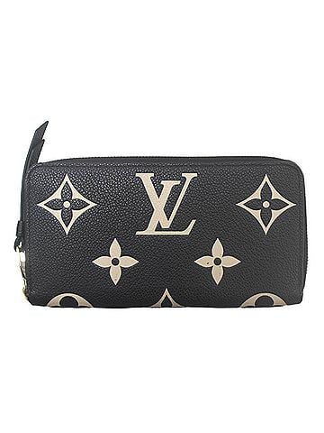 Louis Vuitton LOUIS VUITTON Louis Vuitton Zippy Wallet Round Zip Long Empreinte Black M80481 IC Tag (view 2)