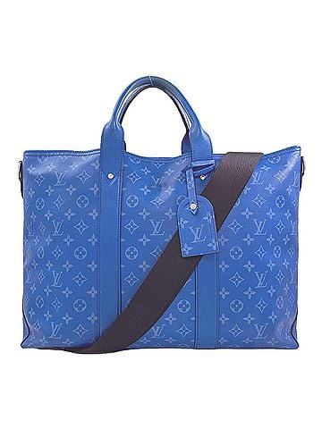 Louis Vuitton Louis Vuitton M31010 Weekend Tote NM Taigarama Handbag Taiga Leather Women's LOUIS VUITTON (view 1)