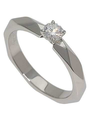 Boucheron Boucheron Solitaire Diamond Ring #48, Platinum PT950, Women's. (view 1)