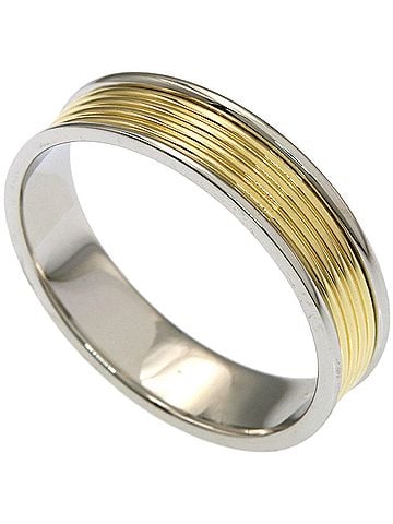 Tiffany & Co. Tiffany &amp; Co. 4-Row Ring, 18K Yellow Gold/PT950, Women's. (view 1)