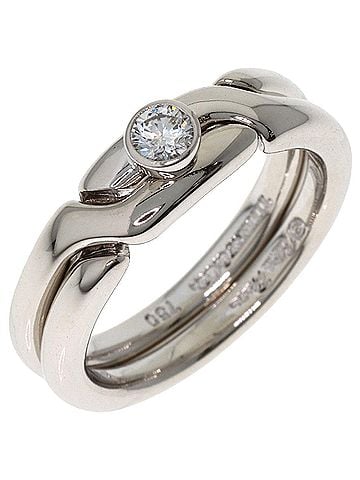 Tiffany & Co. Tiffany &amp; Co. 1P Diamond Ring, 18K White Gold, Women's. (view 2)