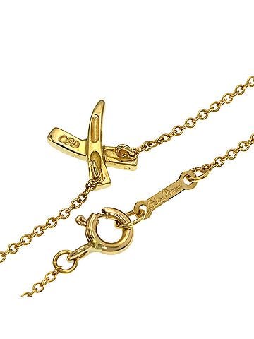 Tiffany & Co. Tiffany Kiss Necklace, 18K Yellow Gold, Women's, TIFFANY&amp;Co. (view 2)