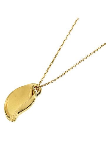 Tiffany & Co. Tiffany &amp; Co. Leaf Elsa Peretti Necklace, 18K Yellow Gold, Women's. (view 1)