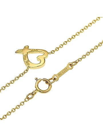 Tiffany & Co. Tiffany &amp; Co. Loving Heart Necklace, 18K Yellow Gold, Women's. (view 2)