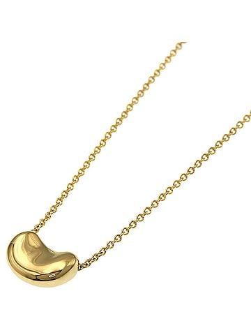 Tiffany & Co. Tiffany Bean Necklace, 18K Yellow Gold, Women's, TIFFANY&amp;Co. (view 1)