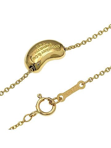 Tiffany & Co. Tiffany Bean Necklace, 18K Yellow Gold, Women's, TIFFANY&amp;Co. (view 2)