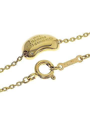 Tiffany & Co. Tiffany Bean Necklace, 18K Yellow Gold, Women's, TIFFANY&amp;Co. (view 2)